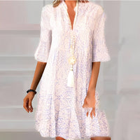 Relaxed Printed Dress Women's