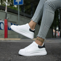 Cushioned White Everyday Sneakers