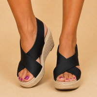 Supportive Espadrille Wedge Sandals