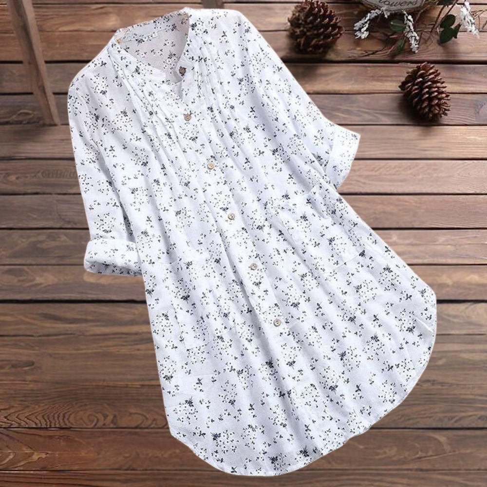 Relaxed Floral Blouse Women's