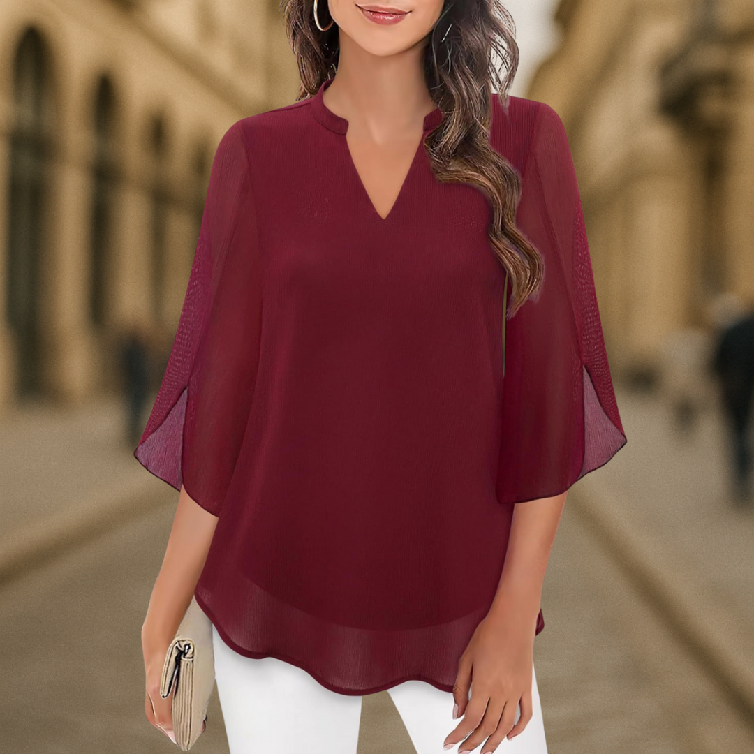 Graceful Chiffon Blouse
