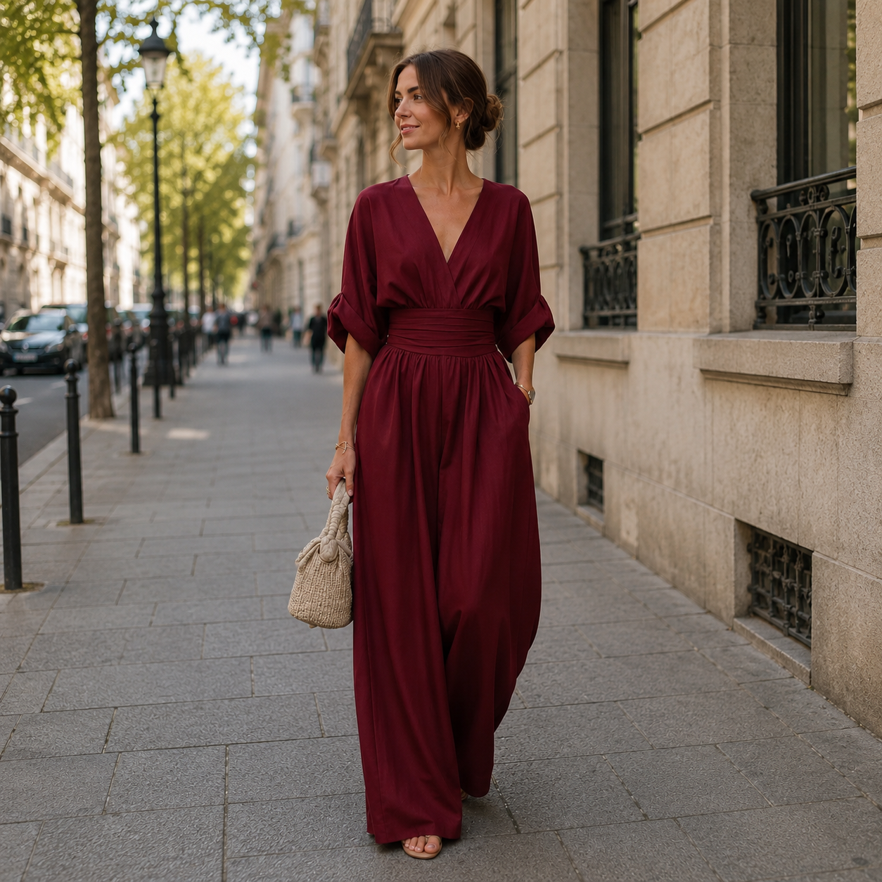 Flexible Waist Casual Jumpsuits