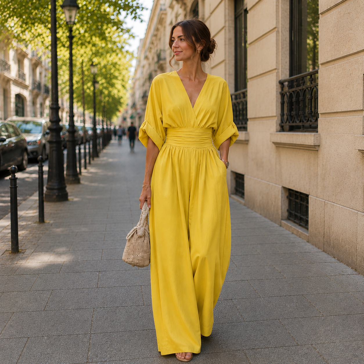 Flexible Waist Casual Jumpsuits