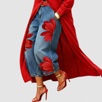 Floral Print Cropped Summer Pants
