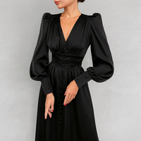 Elegant Midi Dress Women's