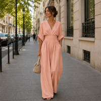 Flexible Waist Casual Jumpsuits