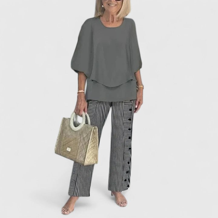 Elegant Women's Loungewear Two-Piece Set for Effortless Style & Comfort 10