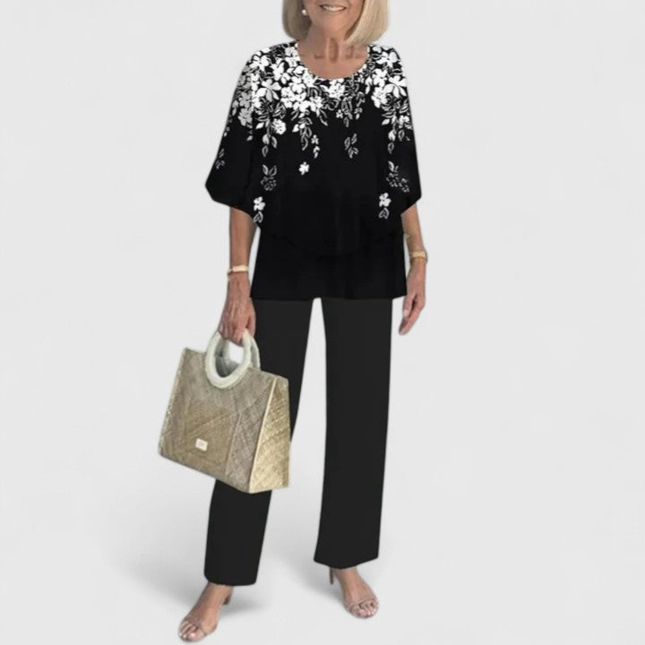 Elegant Women's Loungewear Two-Piece Set for Effortless Style & Comfort 12