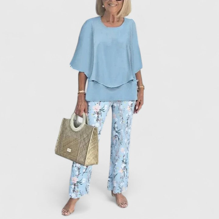 Elegant Women's Loungewear Two-Piece Set for Effortless Style & Comfort 8