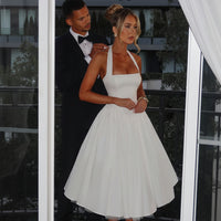 Emma | Elegant Halter Midi Dress for Wedding Guests and Formal Events 2