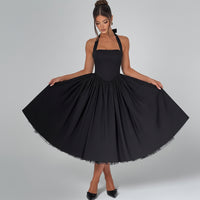 Emma | Elegant Halter Midi Dress for Wedding Guests and Formal Events 9
