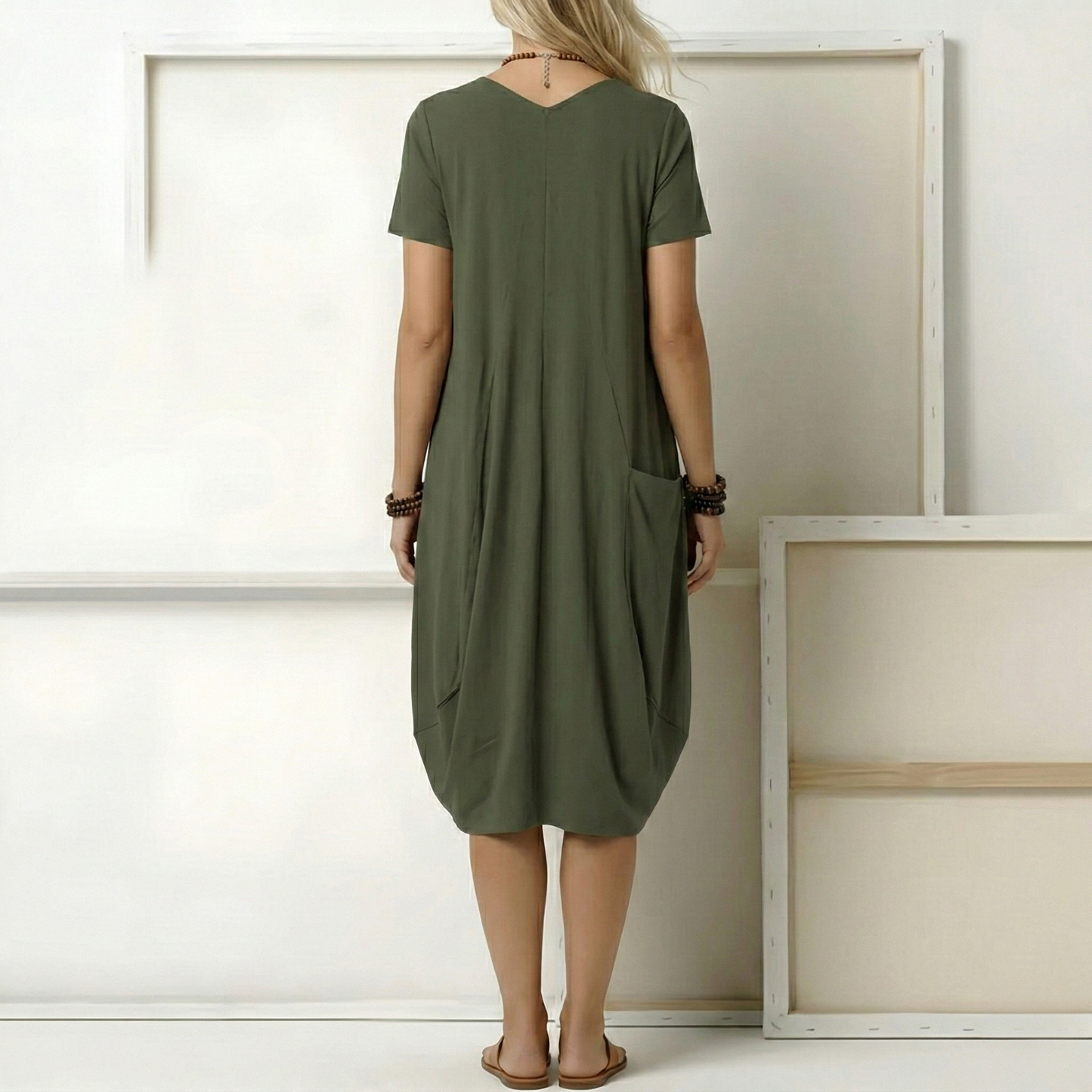Relaxed Midi Dress Women's
