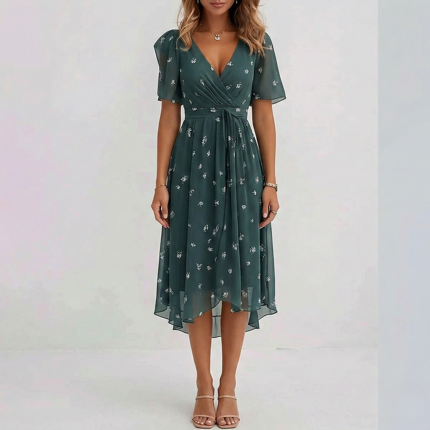 Elegant Floral Dress