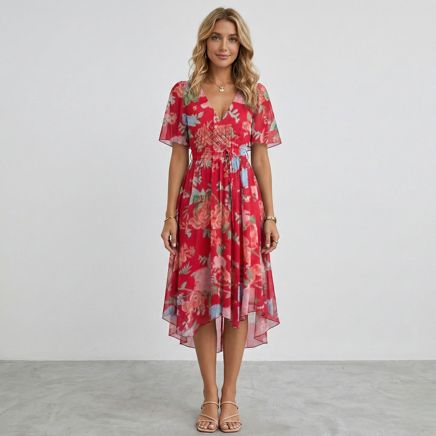 Elegant Floral Dress