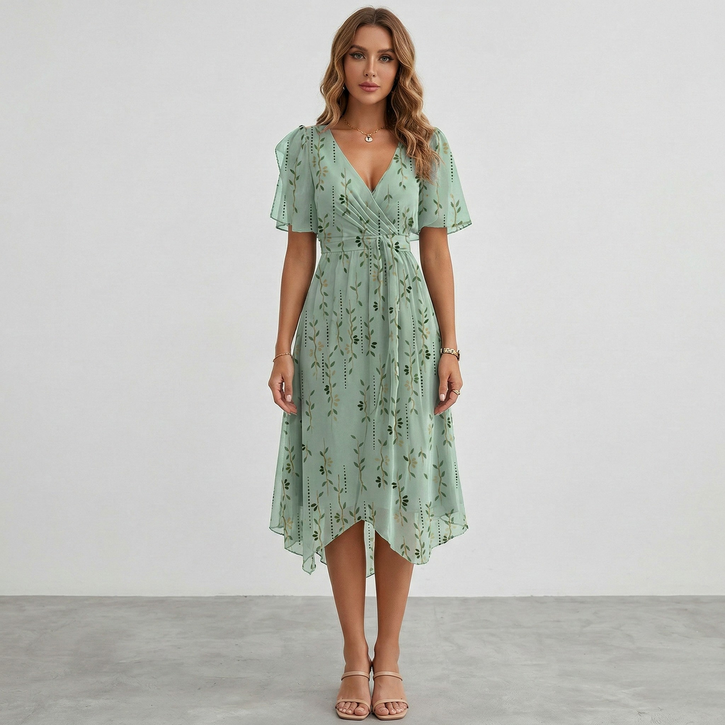 Elegant Floral Dress