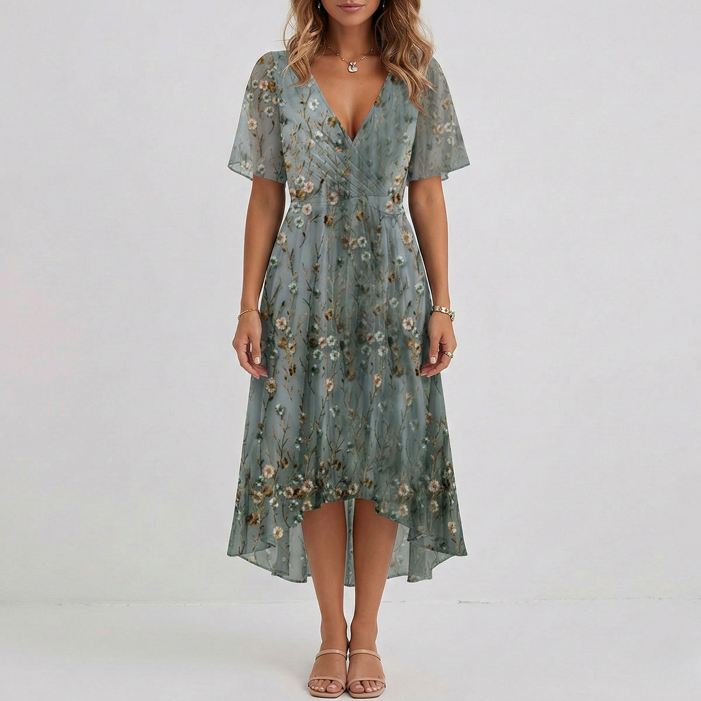 Elegant Floral Dress