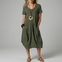 Relaxed Midi Dress Women's
