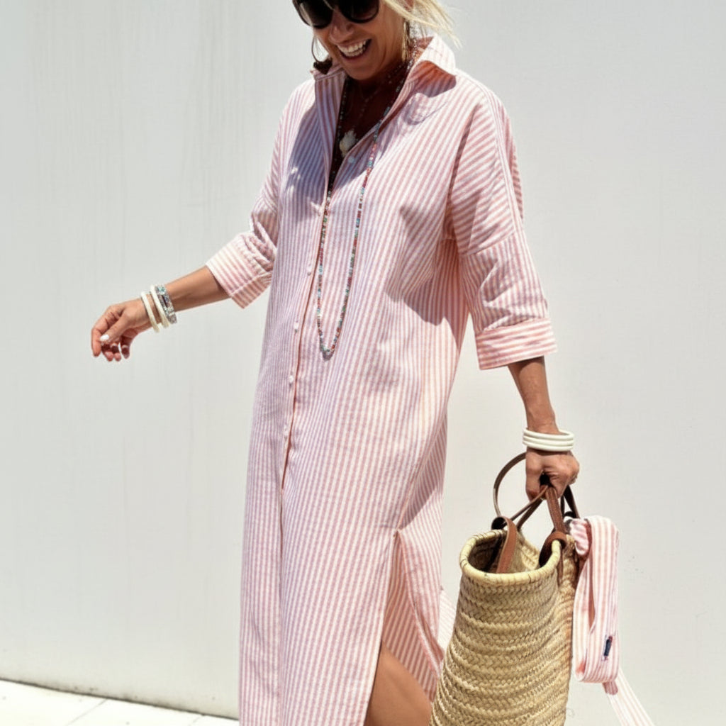 Harper | Timeless Striped Summer Dress in Lightweight Fabric for Effortless Style 1
