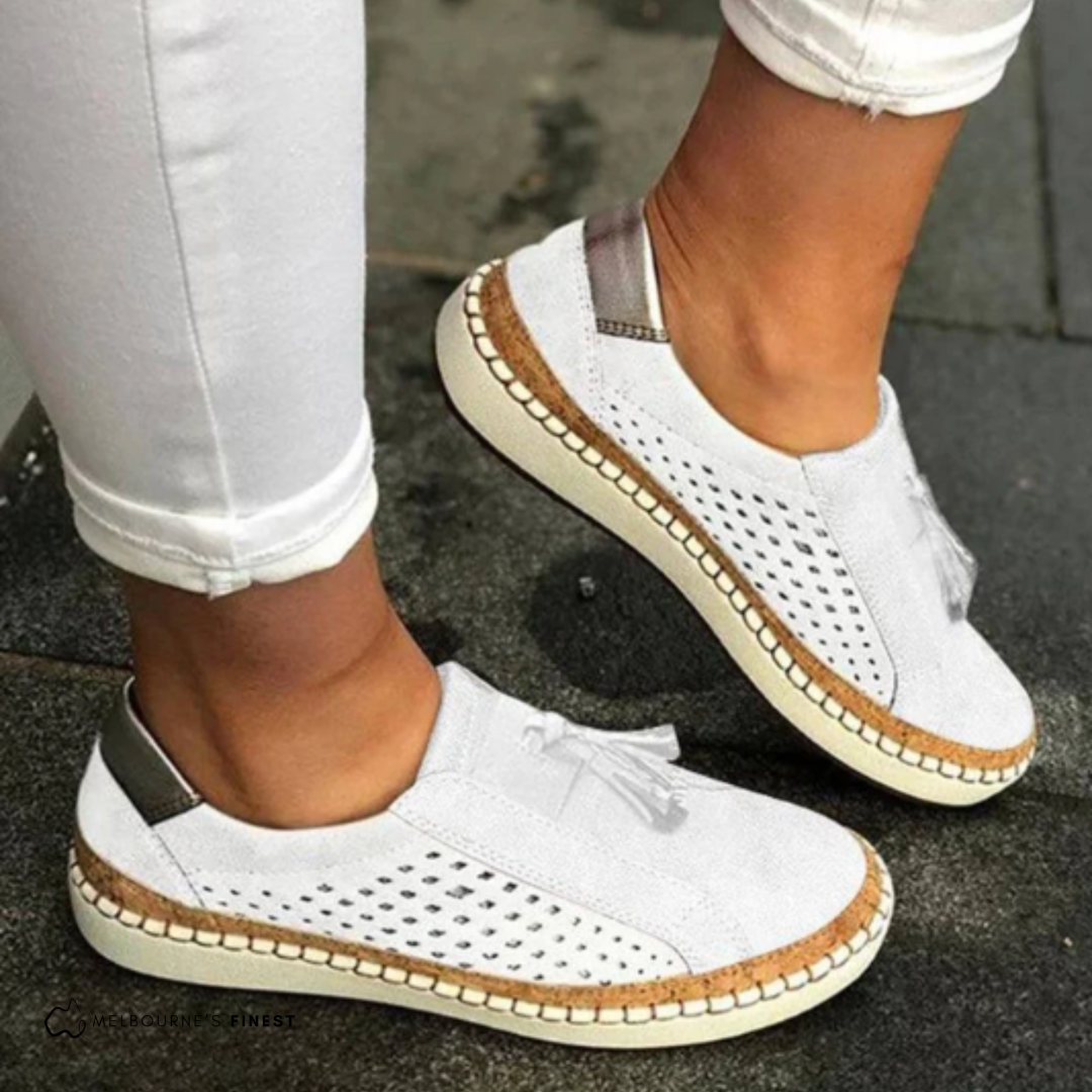 Women Orthopedic Slip On Shoes Cushioned Comfort Anti Slip Walking