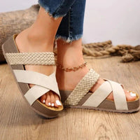 Madison | Comfortable Black Platform Sandals for Effortless Summer Style 1