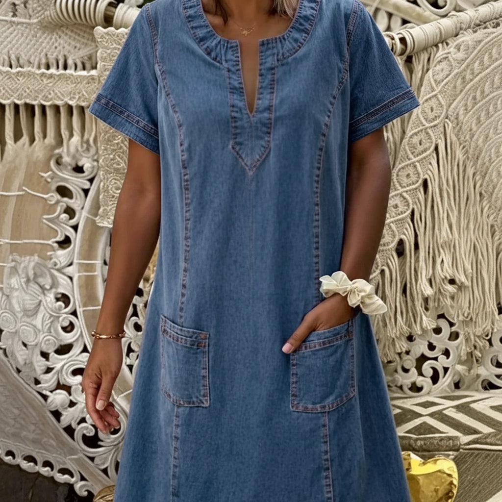 Megan | Effortless Summer Dress with Pockets for Casual Comfort 0