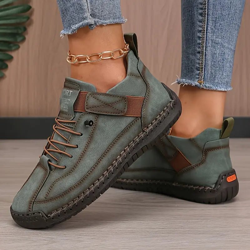 Orthopedic Leather Walking Sneakers