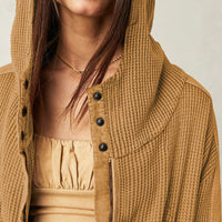 Relaxed Knit Hoodie