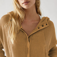 Relaxed Knit Hoodie