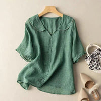 Relaxed Linen Blouse