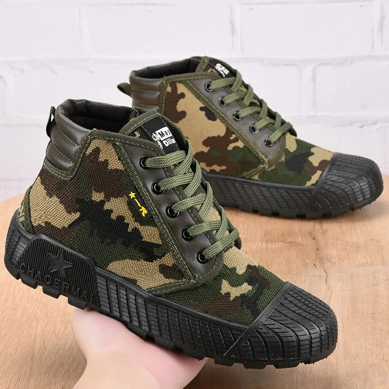 Outdoor Canvas Work Sneakers