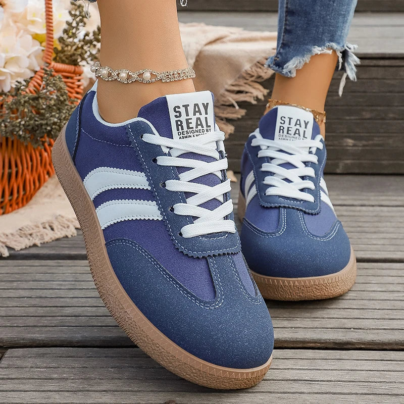 Retro Platform Casual Sneakers