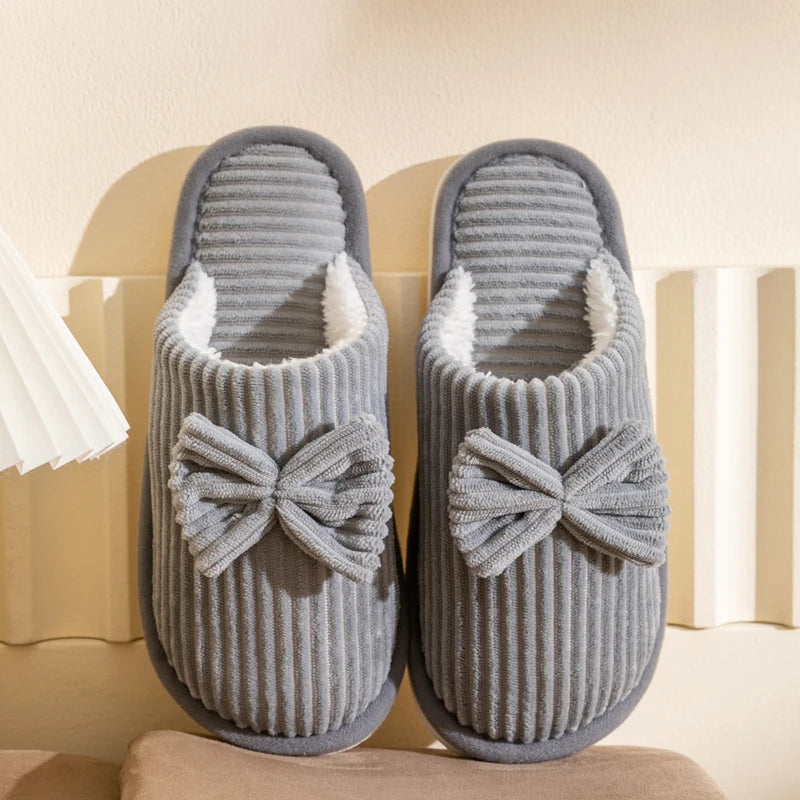 Bow Detail Indoor Slippers