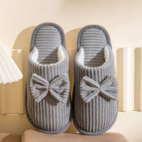 Bow Detail Indoor Slippers