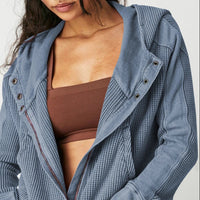 Relaxed Knit Hoodie