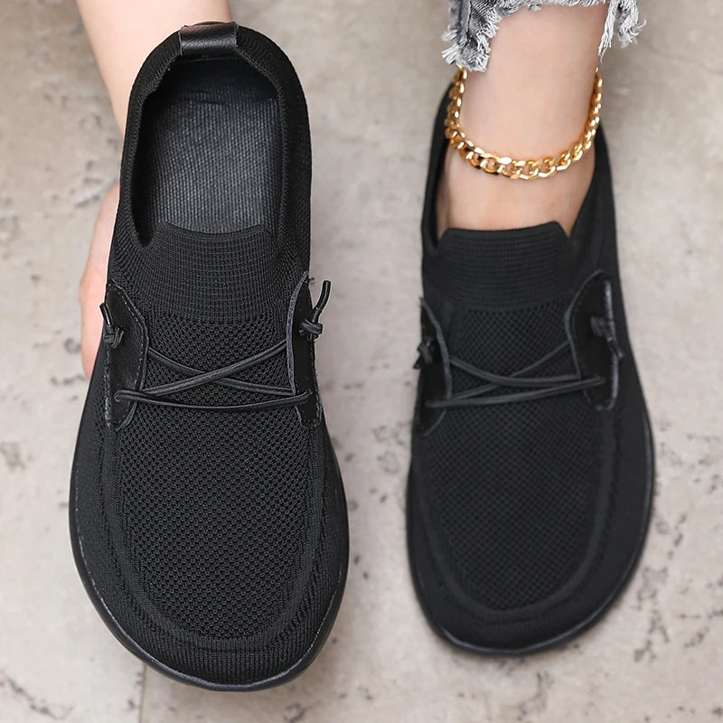 Wide Fit Mesh Barefoot Sneakers