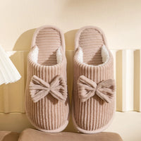 Bow Detail Indoor Slippers