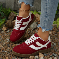 Comfortable Lace Up Casual Sneakers