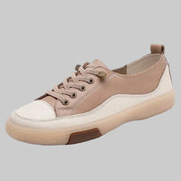 Genuine Leather Slip On Walking Shoes