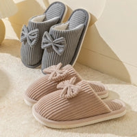 Bow Detail Indoor Slippers