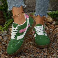 Comfortable Lace Up Casual Sneakers