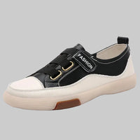 Genuine Leather Slip On Walking Shoes