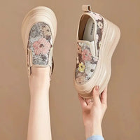 Sequin Platform Slip On Sneakers