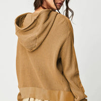 Relaxed Knit Hoodie