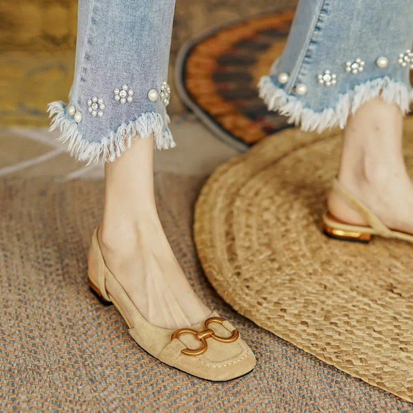 Orthopedic Slingback Buckle Sandals