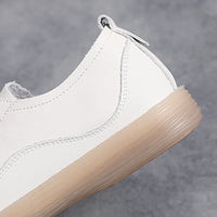 Genuine Leather Slip On Walking Shoes
