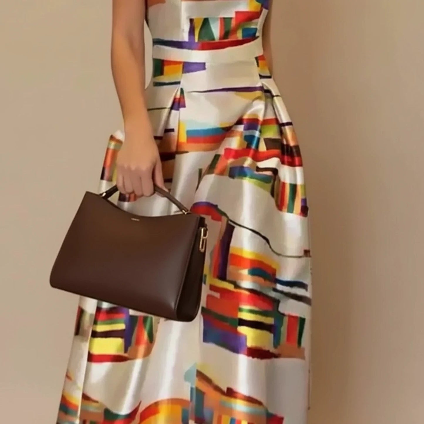 Sophia | Flattering A-Line Midi Dress for Summer Weddings and Casual Events 1