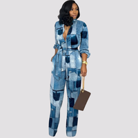 Effortless Cotton Jumpsuit V Neck