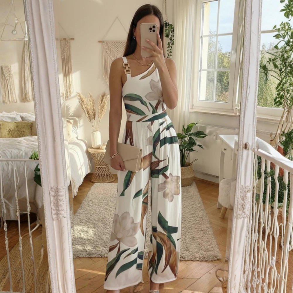 Botanical Wide Leg Jumpsuit