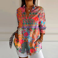 Contemporary Floral Blouse
