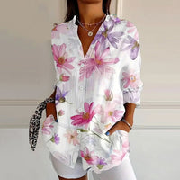 Contemporary Floral Blouse
